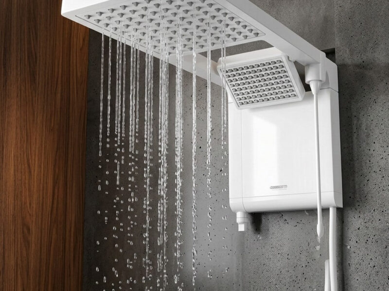 Chuveiro Eletrônico Lorenzetti Acqua Duo Ultra 7800W Branco 220V