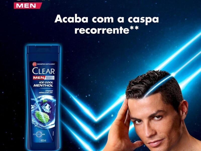 Clear Shampoo Men Anticaspa Ice Cool Menthol 400Ml