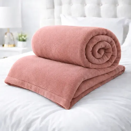 Cobertor Manta Casal Soft Macio Inverno Toque Aveludado Rosê