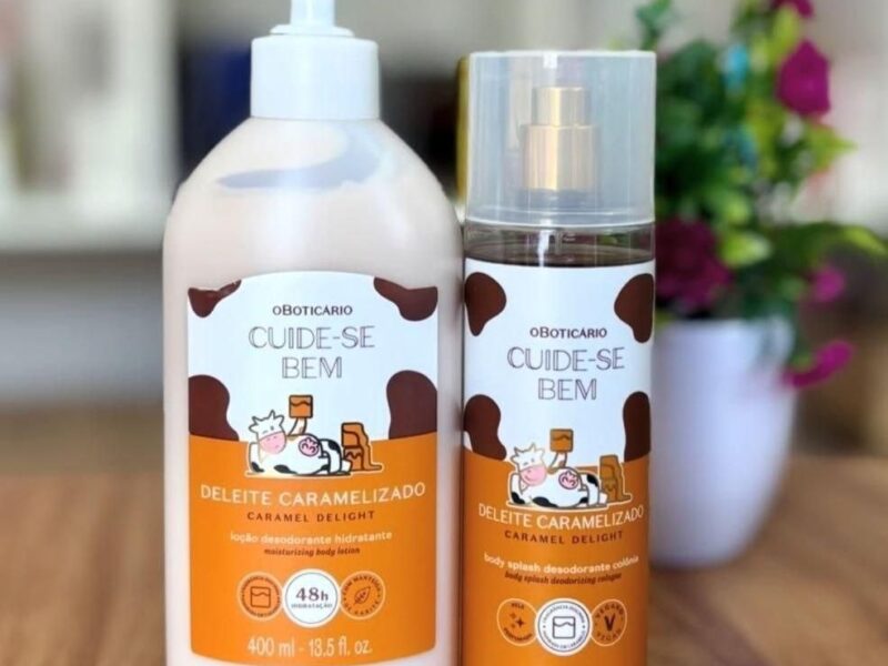 Combo Cuide-se Bem Deleite Caramelizado: Body Splash 200ml + Loção Corporal 400ml