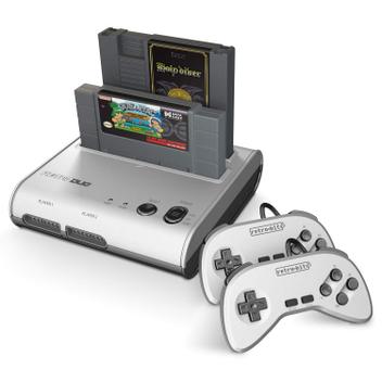 Consoles Retro-Bit Retro Duo 2 em 1 para NES e SNES/Super Nintendo – Acessórios para Videogame –