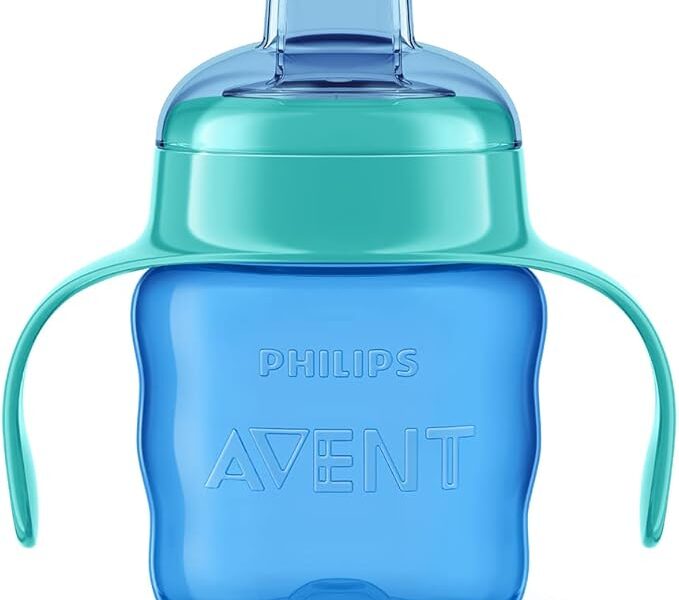 Copo De Transição Philips Avent 200ml 6m+ Azul com Alças