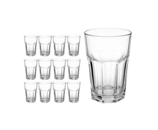 Copo de Vidro 350ml Vitamina Transparentes Drink 12 Unidades – DONA LAURA – Copos –