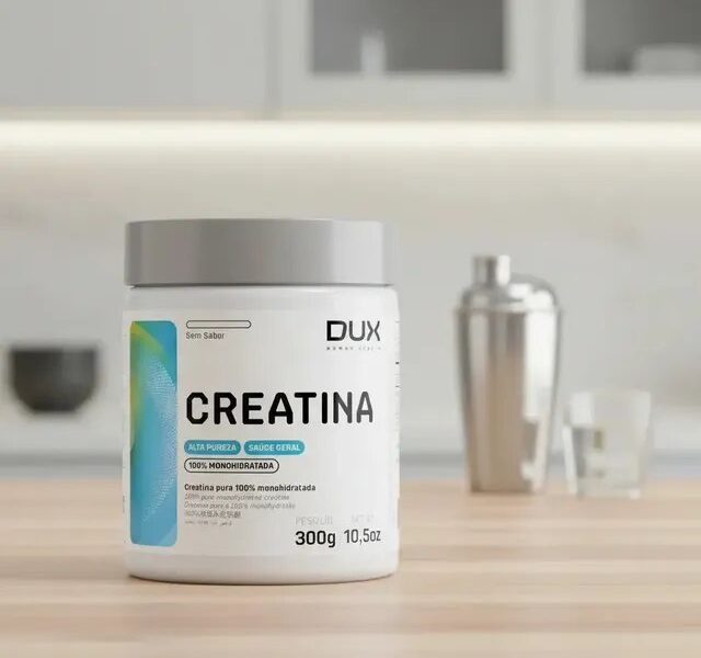 Creatina Dux Nutrition 300g Monohidratada 100% Pura Sem Sabor