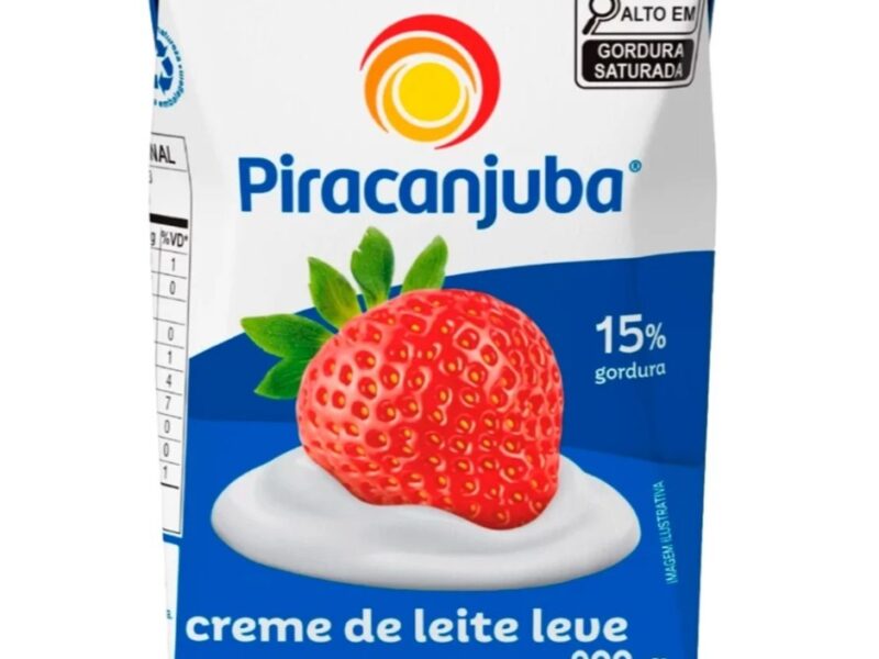 Creme De Leite Piracanjuba Tetra Pack 200g – Embalagem c/ 27 unidades