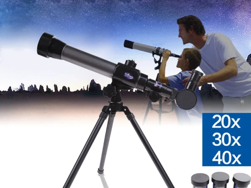 Crianças ciências telescópio astronômico monocular introdutório auxiliares de ensino ocular de alta potência 20x 30x 40x – AliExpress 18