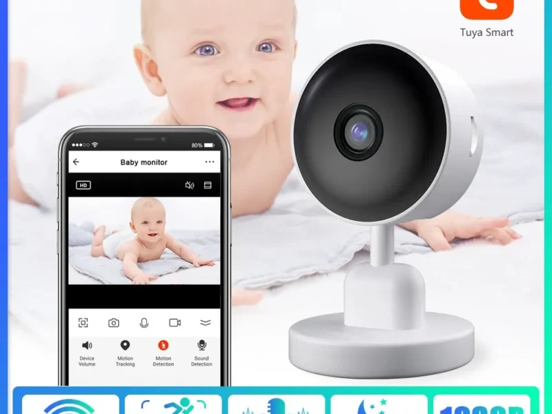 DBIT-Tuya Smart Baby Monitor, Câmeras de Vigilância por Vídeo, Proteção de Segurança, Áudio Bidirecional, Visão Noturna, Wi-Fi, 3MP – AliExpress 13