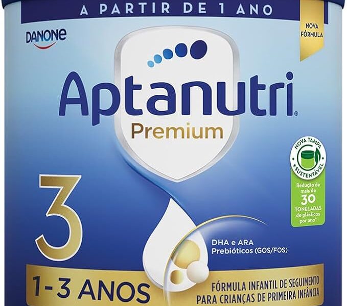 Danone Nutricia – Aptanutri Premium 3, 1-3 anos, Fórmula de Seguimento, 800g