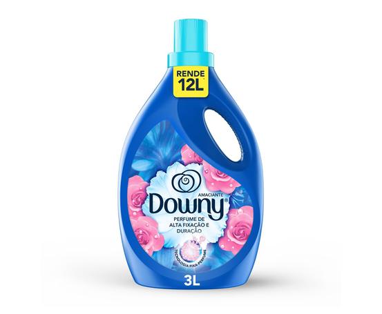 Downy Amaciante Concentrado Brisa de Verão 3L, Rende 12L, Perfume com Notas de Flores e Ar fresco