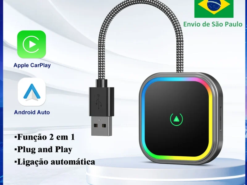 ESSGOO AI Box Sem Fio CarPlay Android Auto Adaptador Smart TV Box Inteligente Plug and Play Conexão Rápida Wi-Fi Universal – AliExpress 34