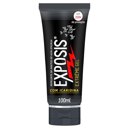 Exposis Extreme, Repelente Gel de Mosquitos, com Icaridina, Até 10h de Proteção, 100ml