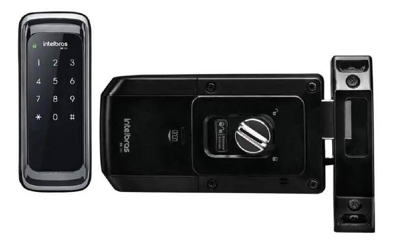 Fechadura Digital Intelbras Fr101 Preto