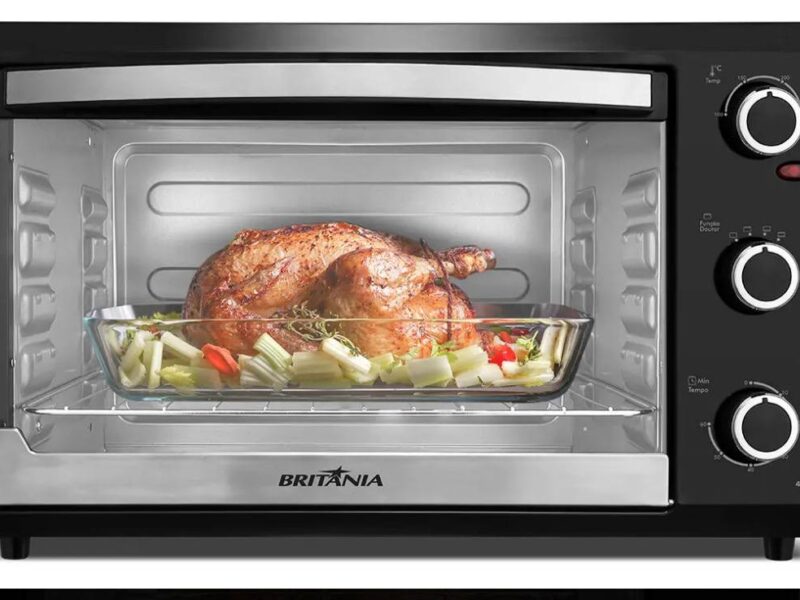Forno Elétrico Britânia 44L Preto Dupla Resistência 1500W BFE44P 127V