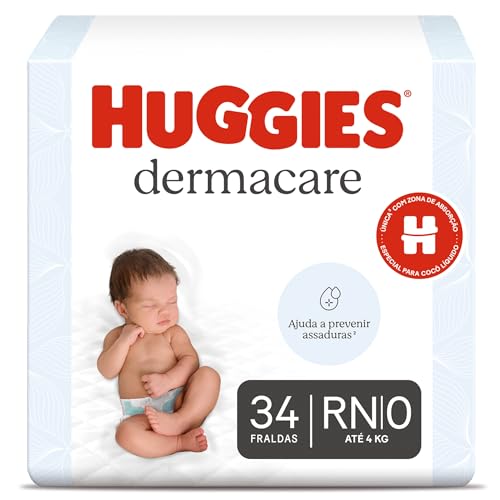 Fralda Huggies Premium Dermacare RN – 34 Un