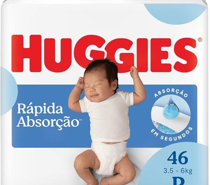 Fralda Huggies Tripla Proteção P – 46 fraldas