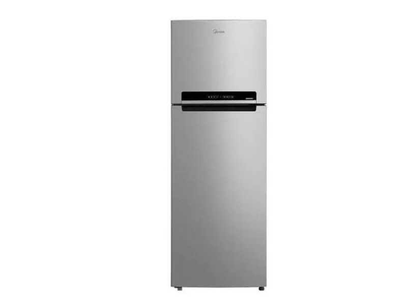 Geladeira Frost Free Duplex 394L Inverter Prata Midea MDRT533EVD501 110V