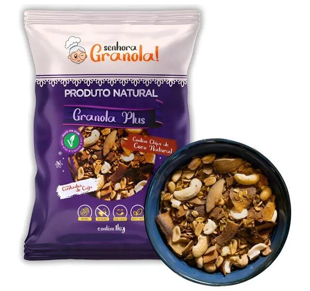 Granola Completa Castanhas E Coco – Senhora Granola Plus 1kg