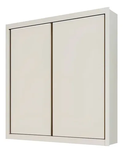 Guarda-roupa Casal Zurique 2 Pt 4 Gv Off White na Meli por R$ 1.244,80