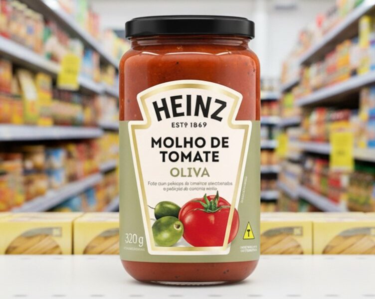 Heinz Molho de Tomate Rústico Oliva em vidro, 320G na Amzn por R$ 8,99