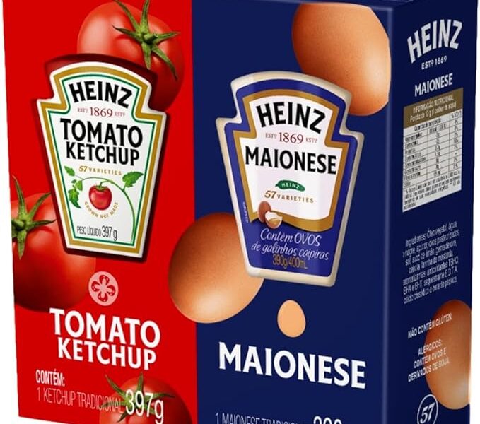Heinz Pack Ketchup 397G + Maionese 390G