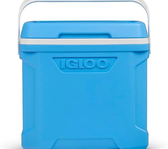 Igloo Cooler rígido Profile II 30 Qt | Caixa de gelo isolada | Carolina Blue