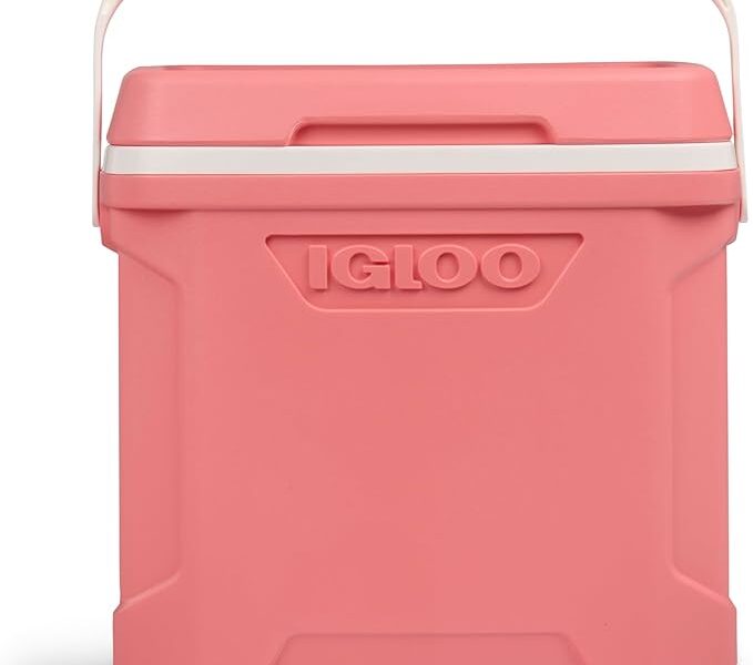 Igloo Cooler rígido Profile II 30 Qt | Caixa de gelo isolada | Flamingo Pink