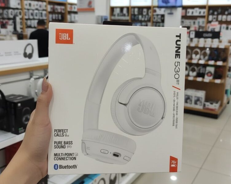 JBL, Fone de Ouvido Bluetooth, Tune 530 BT, Sem Fio, On Ear – Branco