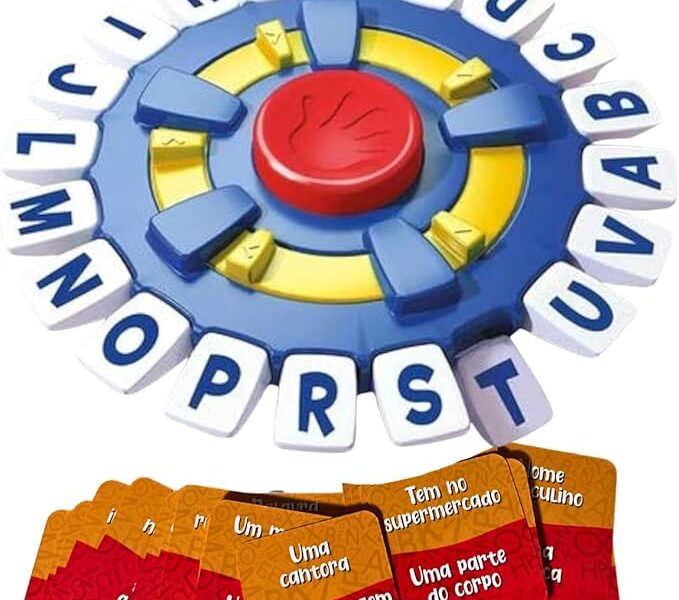 Jogo Stop Eletronico 10 Segundos Busca Palavras Caça Palavras Brinquedo Com Cartas Perguntas Jogo Raciocinio Tappler Trava Letras