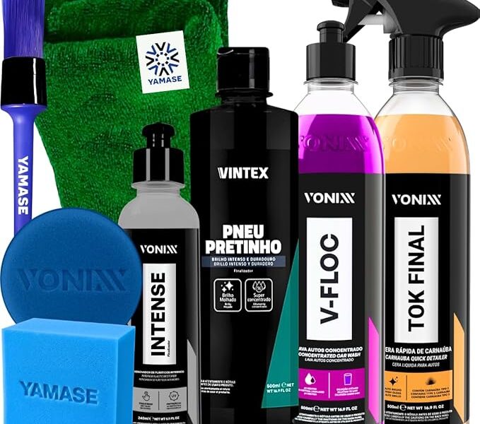 KIT SHAMPOO V-FLOC CERA TOK FINAL REVITALIZADOR INTENSE 240ML VONIXX PRETINHO VINTEX
