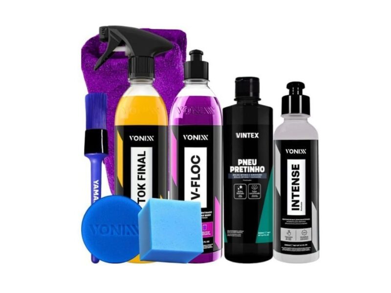 KIT SHAMPOO V-FLOC CERA TOK FINAL REVITALIZADOR INTENSE 240ML VONIXX PRETINHO VINTEX