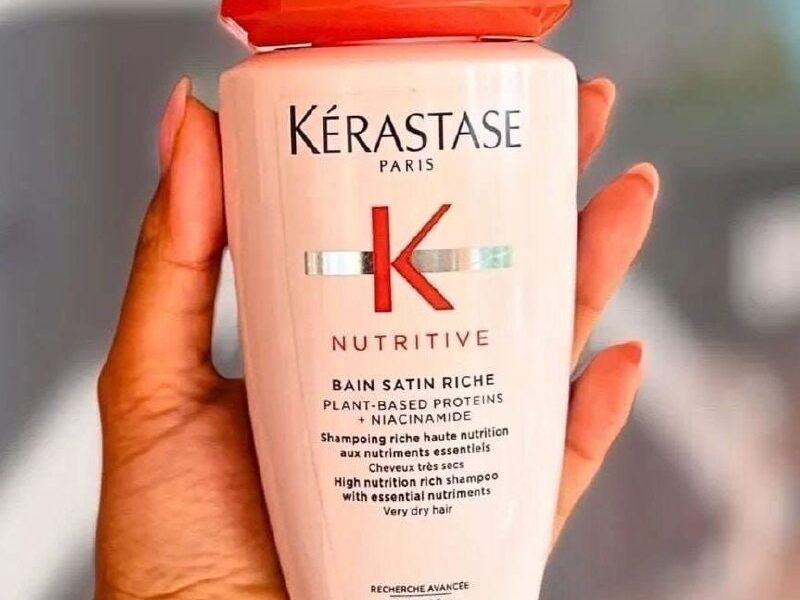 Kérastase Nutritive Bain Satin Riche Shampoo Nutritivo para Cabelos Finos e Médios, Secos e Ressecados, Nutrição Profunda com Ativos Anti-ressecamento 250ml