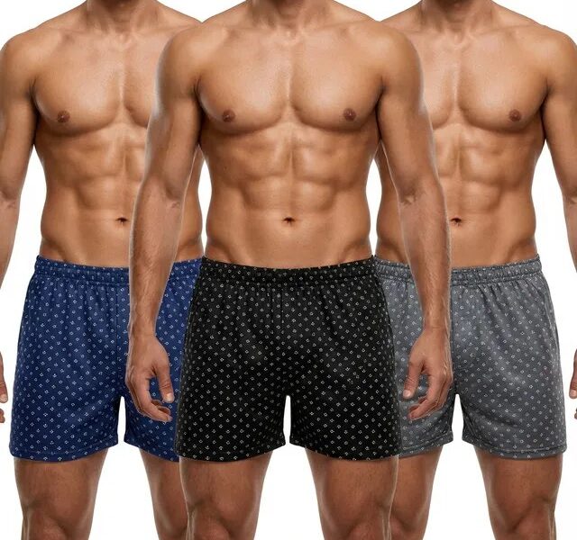 Kit 3 Samba Canção De Liganete Cueca Short Malha Fria Pijama