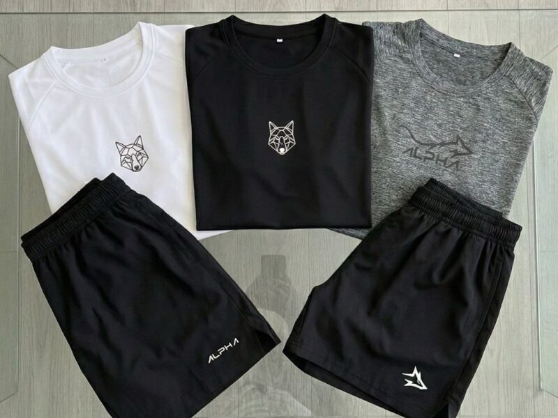 Kit 5 Peças Dry 3 Camisetas E 2 Bermudas Alpha na Meli por R$ 123,00