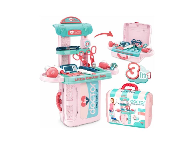 Kit Maleta Médico Maletinha Brinquedo Infantil Educativo