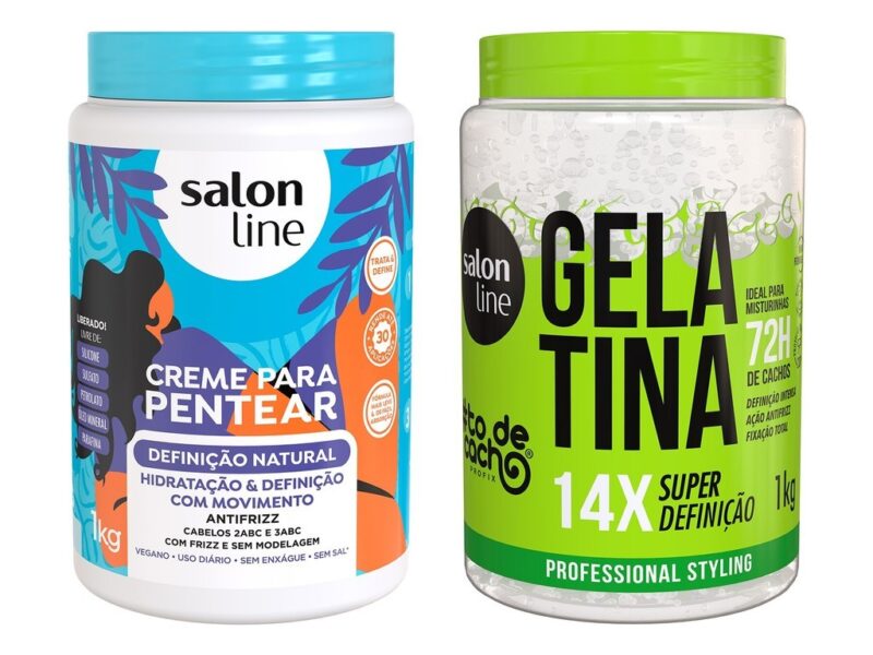 Kit Super Definição com Creme para Pentear e Gelatina