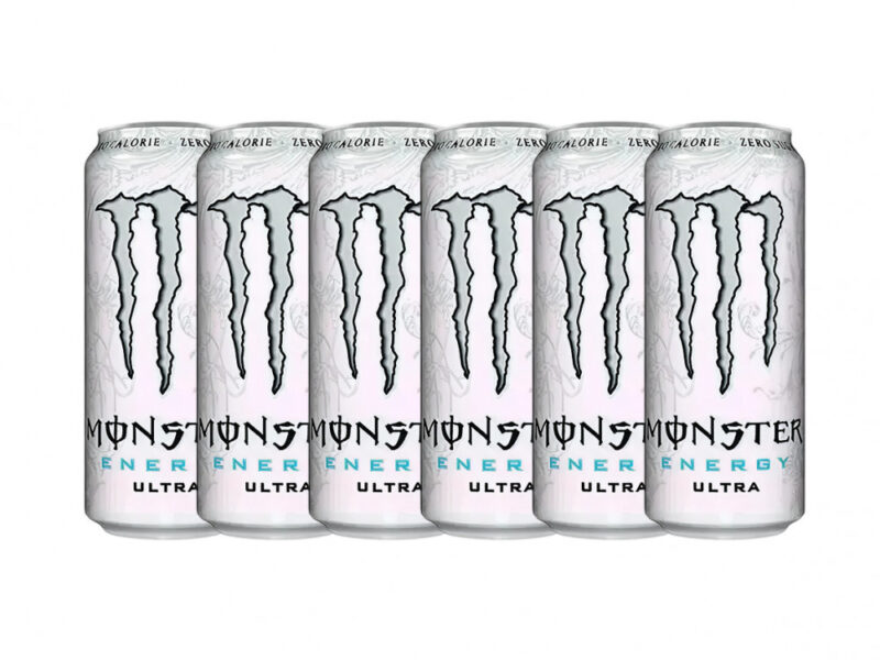 Kit com 6 Energético Monster Ultra Lata 473ml