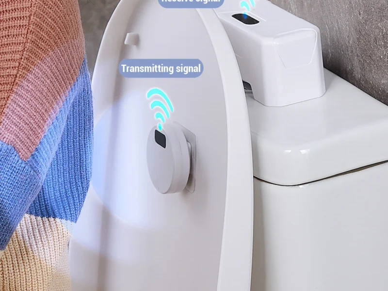 Kit de Descarga Automática para Vaso Sanitário Sem Toque, Recarregável por USB, Versátil, Distância de Detecção de 20cm, À Prova d’Água IPX6 para Casa – AliExpress 13