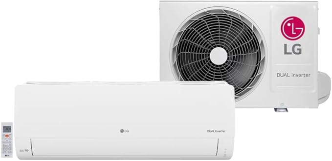 LG Ar Condicionado Split LG AI Dual Inverter Compact 9000 BTU/h Frio S3-Q09AAQAK – 220 Volts