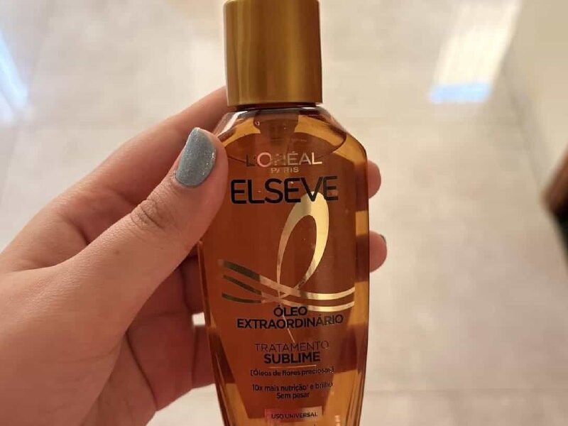 L’Oréal Paris Elseve Óleo Extraordinário Finalizador Capilar, Nutrição Profunda com 6 Óleos Preciosos, Anti-Frizz, Proteção Térmica até 230°C, Brilho Intenso para Todos os Tipos de Cabelo, 100ml
