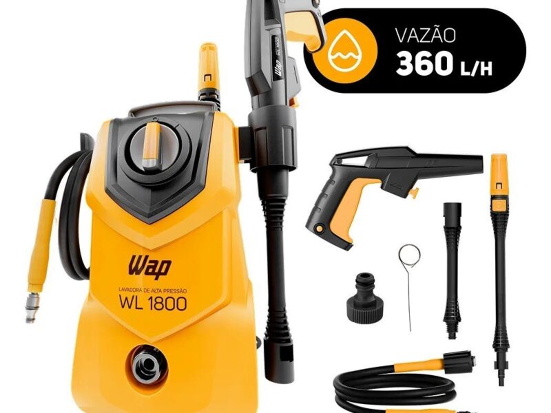 Lavadora de Alta Pressão Compacta WAP WL 1800 1400W 1500PSI 360L/h 220V