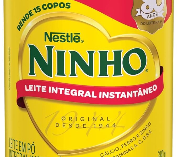 Leite Pó Instantâneo Integral Ninho Lata 380g