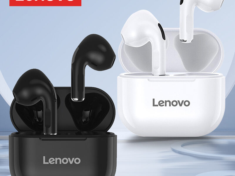 Lenovo LP40 Pro LP40 Plus Fones De Ouvido Intra-Auriculares Sem Fio Bluetooth HD Com Redução De Ruído Estéreo