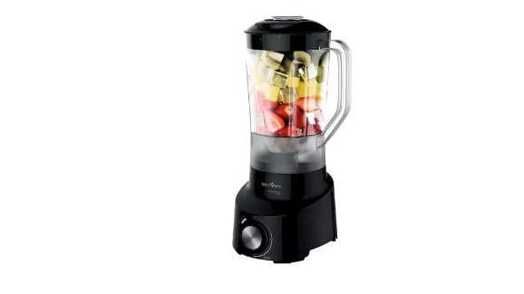 Liquidificador Diamante 800 Pt Britânia 4 Velocidades Cor Preto