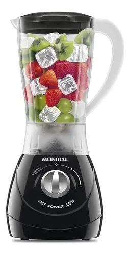 Liquidificador Mondial Easy Power Com 2 Velocidades e 1.9 L