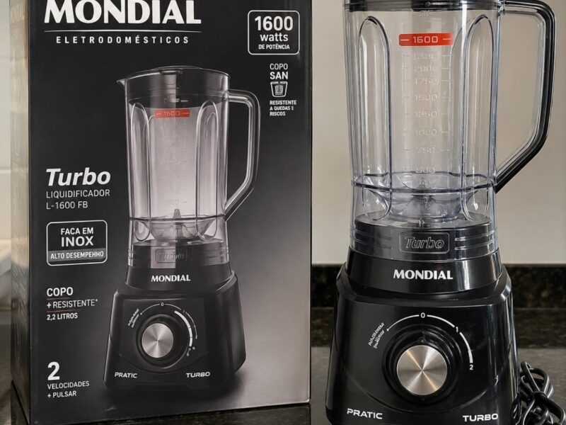 Liquidificador Pratic Turbo, Mondial, 550W – L-98-B