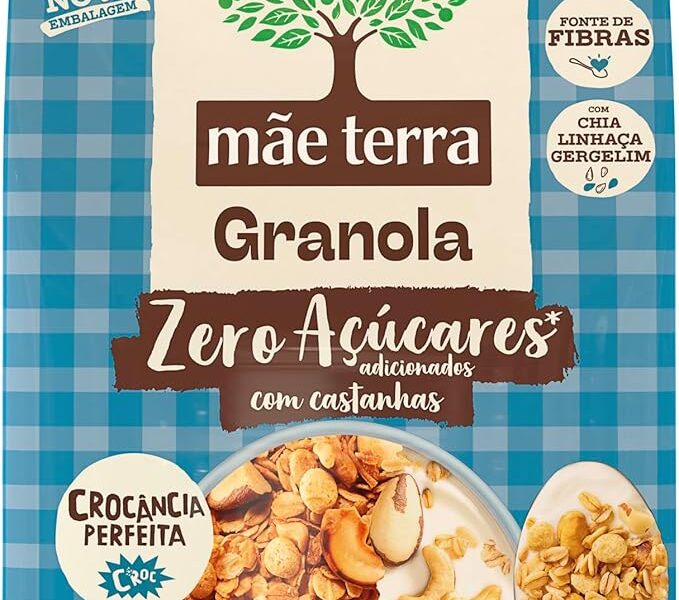 Mãe Terra Granola Tradicional Zero Açúcares 800 g