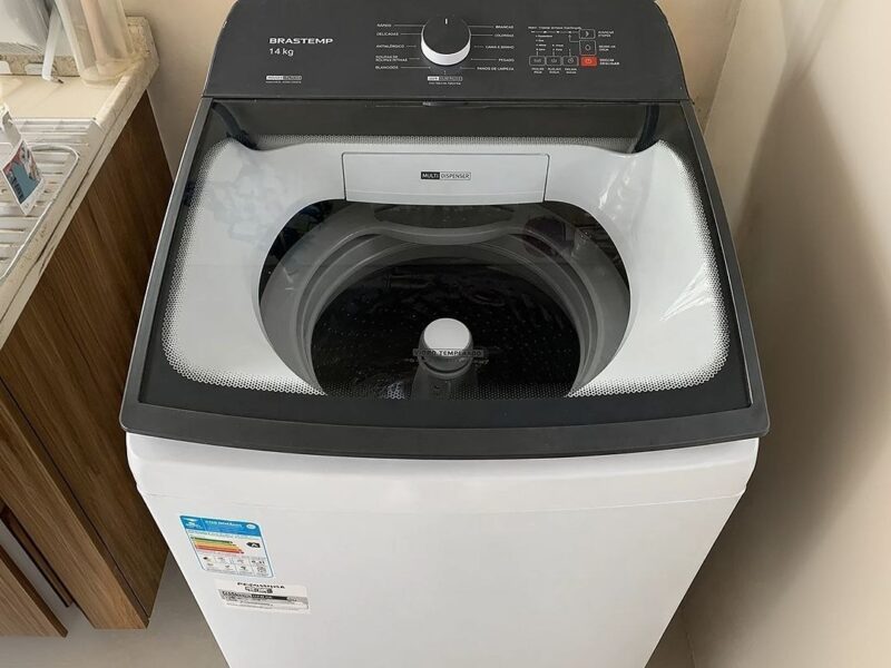Máquina De Lavar Brastemp 14kg Branca Smart Sensor- Bwj14ab
