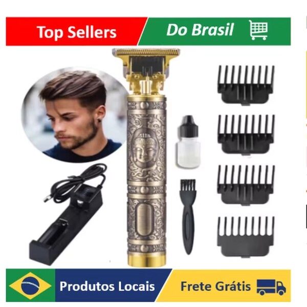 Máquina Profissional Acabamento Cabelo Barba Buda – AliExpress 6
