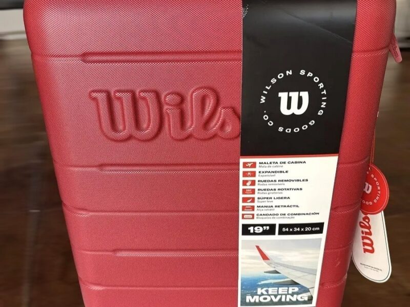Mala Resistente 19 Pol Viagem Rodinhas 360 Leve 10kg Wilson