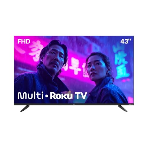 Multi Roku TV 43″ Smart DLED FHD Wi-fi 3 HDMI Alexa e Google Home